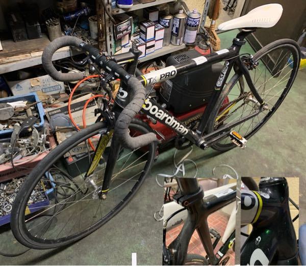 フルカーボン　ロードバイク　ボードマン 最近ボードマンのフルカーボンピストバイクを中古で1万円で購入しま