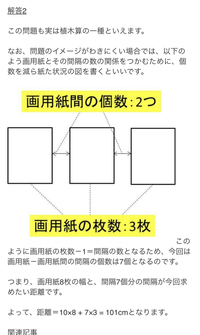 植木算についての質問です 全長180mの道の両側に 15mご Yahoo 知恵袋