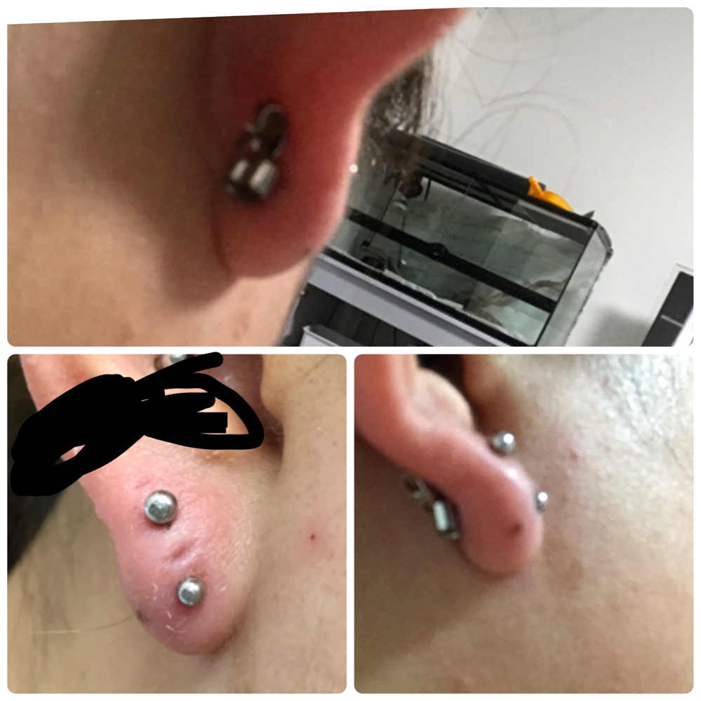 ピアス 2 連 位置