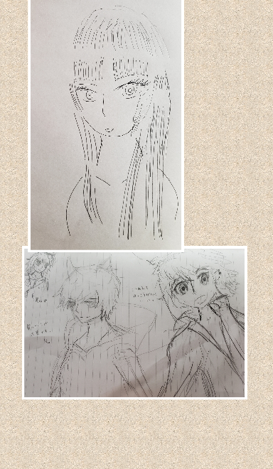 コロナで会えない友達や身内に絵のプレゼント！手書きの女性の絵！ hz12_1.jpg
