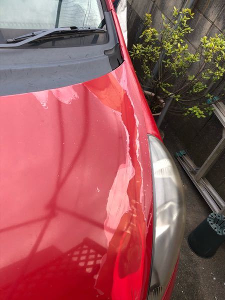 この車の塗装剥がれは自宅で直すことは可能でしょうか 自動車