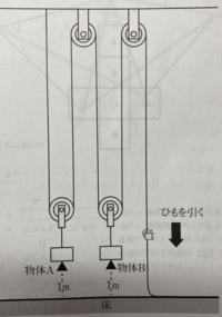 理科の問題です 画像のように動滑車と定滑車を組み合わせた装置を用 Yahoo 知恵袋