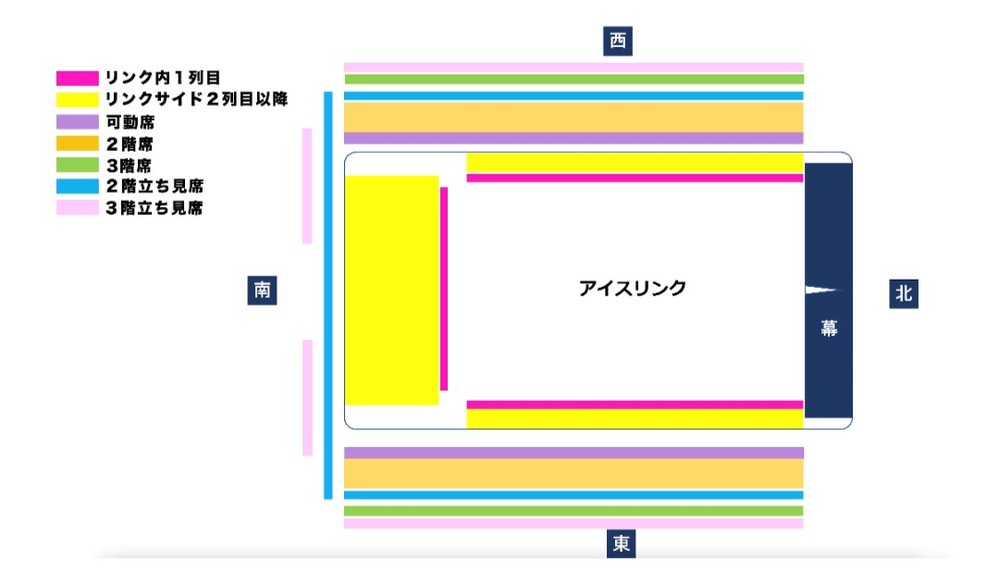 ｋｏｓｅ新横浜スケートセンターの座席について教えてください ６月に行われる Yahoo 知恵袋