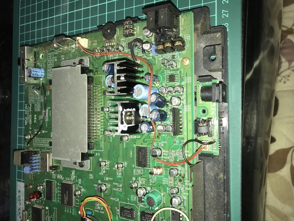 PCエンジンDUOの音声不具合現在故障中なのですが、テレビからは