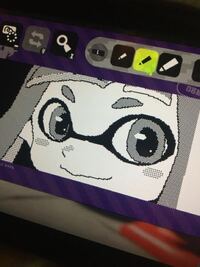 スプラトゥーンのイラストを書いてるのですが 武器を書く時画像をトレ Yahoo 知恵袋