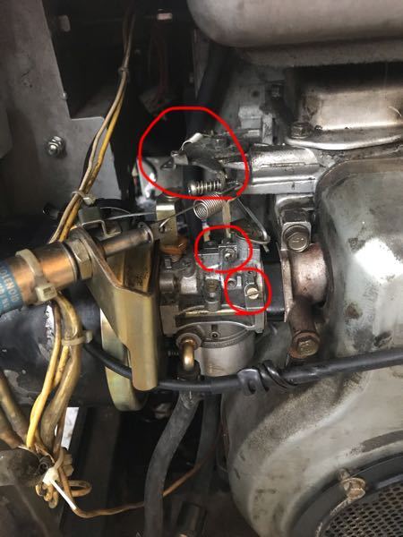 エンジン溶接機の調整について困ってます。新ダイワEGW150MSと言う機種