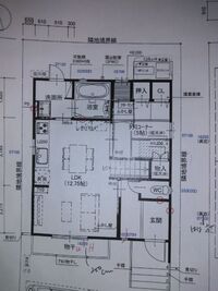 新築一戸建て詳細図面ですリビング横和室ですが 引き戸ですがいらないでしょうか 教えて 住まいの先生 Yahoo 不動産