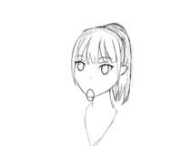 イラストに関しての質問です 体の描き方がわかりません 手をあげて髪を結んで Yahoo 知恵袋