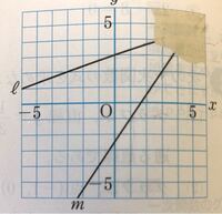 中学二年生です この問題のmの切片が分からず躓いてます Yahoo 知恵袋