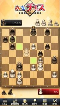 チェスに関して質問 この画像あと一手でチェックメイトのはずな Yahoo 知恵袋