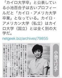 小池百合子東京都知事のウィキペディアに アラビア語通訳とあるのですが何 Yahoo 知恵袋