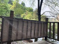 ベランダ目隠しつける際に塀の高さが足りないバルコニーシェード ベランダ目隠し 画 教えて 住まいの先生 Yahoo 不動産