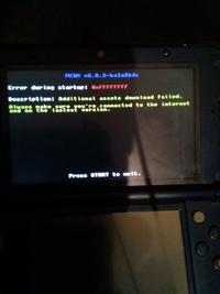 3ds改造ツールpksmについてですエラーoxffffffffと Yahoo 知恵袋