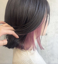 このインナーのピンク色はブリーチ1回では厳しいですか 1度黒髪か Yahoo 知恵袋