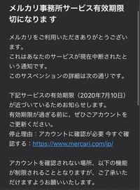 メルカリからこのメールが来ました 有効期限切れになりますと 何の Yahoo 知恵袋