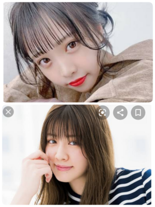 上の画像のようなシースルーバングにしたかったのに 下の画像のようになりまし Yahoo 知恵袋