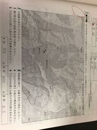 地形図に関する問題です 4 5 6の問題の解き方教えてくださ Yahoo 知恵袋