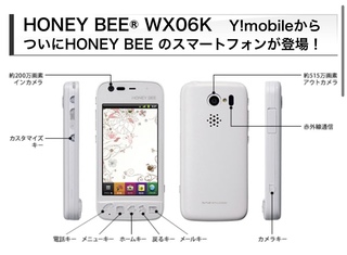 ハニービー4のスマホ Honeybeewx06kについて これはphsです Yahoo 知恵袋