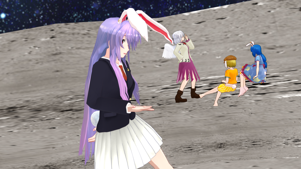 Rey-MMDについてです。MMDでモデルと背景を暗くしたいのですが 