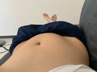 妊娠5ヶ月の妊婦です 仰向けに寝転がっているとお腹ぎパンパ Yahoo 知恵袋