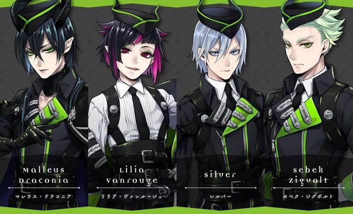 ツイステについてなんですがディアソムニア寮のマレウス、リリア、シ