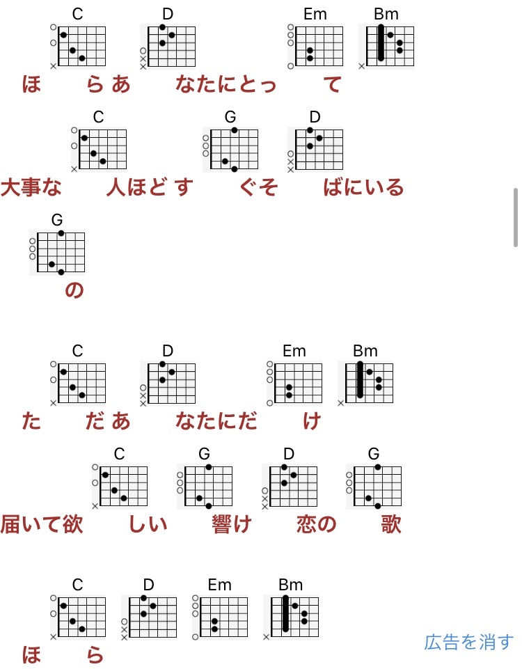 小さな恋のうたをエレキギターで練習しています。練習期間がかなり短い 