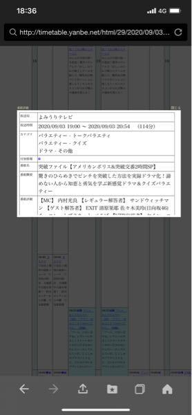 9月3日のザ突破ファイルを見逃してしまったので ティーバで見たら Yahoo 知恵袋