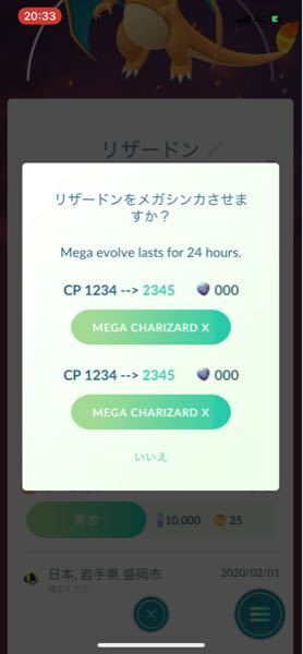 ポケモンgoでメガ進化をさせるときによくわからない項目がでてきま Yahoo 知恵袋