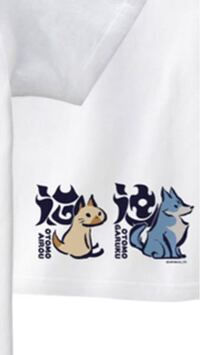 モンスターハンターライズのtシャツについてる文字 左はアイルーの 猫 でし Yahoo 知恵袋