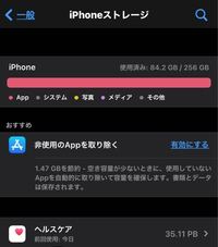 ヘルスケアのiphoneストレージが多すぎで 困っています 解決策を教えて Yahoo 知恵袋