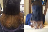 ヘアカラーについて質問です 前髪のインナーカラーと後ろ型のグラデ Yahoo 知恵袋