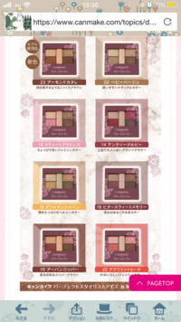 Canmakeのアイシャドウ パーフェクトスタイリストアイズ をパーソナル Yahoo 知恵袋