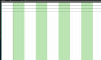 Microsoft Excelに関して質問です。
データ整理で、添付画像のように8セルごとに色付けをしたいのですが、まとめてこれをする方法はあるのでしょうか 