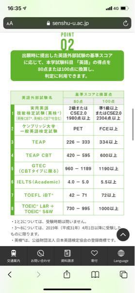 専修大学の前期入試で英検利用を使いたいです 私は英検二級を一次試験は Yahoo 知恵袋