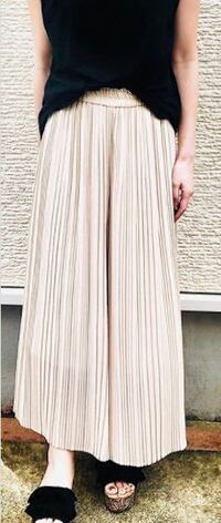 ユニクロシフォンプリーツスカートパンツを買ってみたのですが おし Yahoo 知恵袋