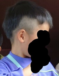 旦那が息子の頭をひどい髪型にしてしまいました 2歳の息子の前髪が伸び Yahoo 知恵袋