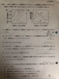 生物基礎の血糖濃度についてです 学校でもらったプリントを解いたのです Yahoo 知恵袋