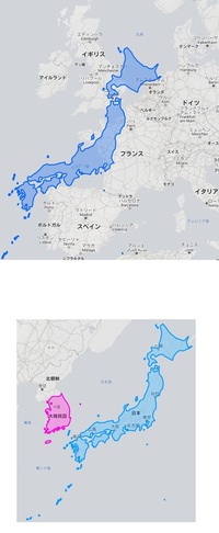 日本地図と世界地図ではどちらが小縮尺の地図ですか またそれはなぜですか Yahoo 知恵袋