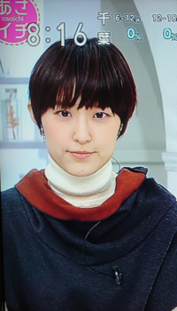 近江友里恵アナのボブヘアを採点して下さい ９０点 髪型を変 Yahoo 知恵袋