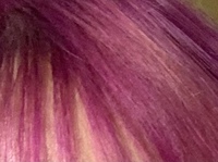 急ぎです！
髪をエンシェールズのショッキングパープルで染めたのですが、想像してたよりも色が濃く？ 入ってしまって、ピンクっぽい紫になってしまいました。(画像が明るい照明の下で撮った写真です)
理想としては色落ち後パステルパープルだったのですが、これだとピンクになりそうだし、そもそもあんまり落ちなさそうで…
知恵袋やYouTubeで色々調べたのですが、ダークシルバーを上から塗る、サファイ...
