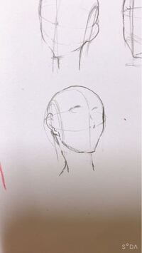 煽りや俯瞰のイラストは目の耳の幅が自然に近いのに 斜めイラス Yahoo 知恵袋