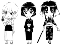 着物を着て日本刀を持っているアニメの女キャラを教えてください Yahoo 知恵袋
