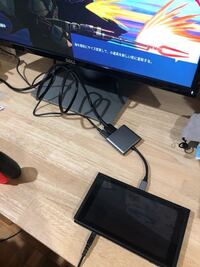 画面のようにpcディスプレイにswitch繋げています ディスプ Yahoo 知恵袋