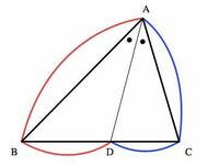 角の二等分線の性質は証明をする時に 角の二等分線より と使ってもいいのです Yahoo 知恵袋