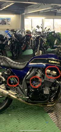 カワサキzrx400 エンジン ふーが様専用変更後 はてな