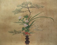 掛軸に仕立ててある 生け花 の絵です 何か意味のある生け花でしょうか Yahoo 知恵袋