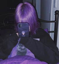 髪色を写真ぐらいのハッキリとした紫にしたいのですが ブリーチ 市販のマニパ Yahoo 知恵袋