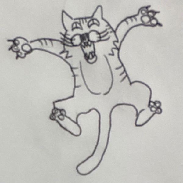 うちの猫たちが可愛くて、この可愛さをイラストで表現したいのですが 