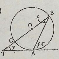 中学数学円周角についての質問です 下の円周角のx Yの角度を求めなさ Yahoo 知恵袋