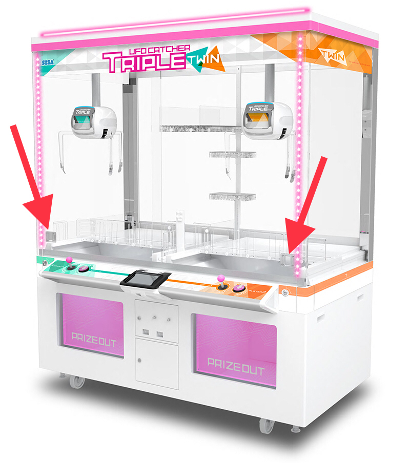 クレーンゲーム パネル UFO9 SEGA UFOキャッチャー 部品 SEGAが出しているUFOキャッチャーである、UFO9やUFOキャッチャー